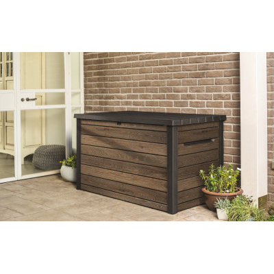 Keter Zahradní box Deco 870 L Ořech, 147x83x86 cm